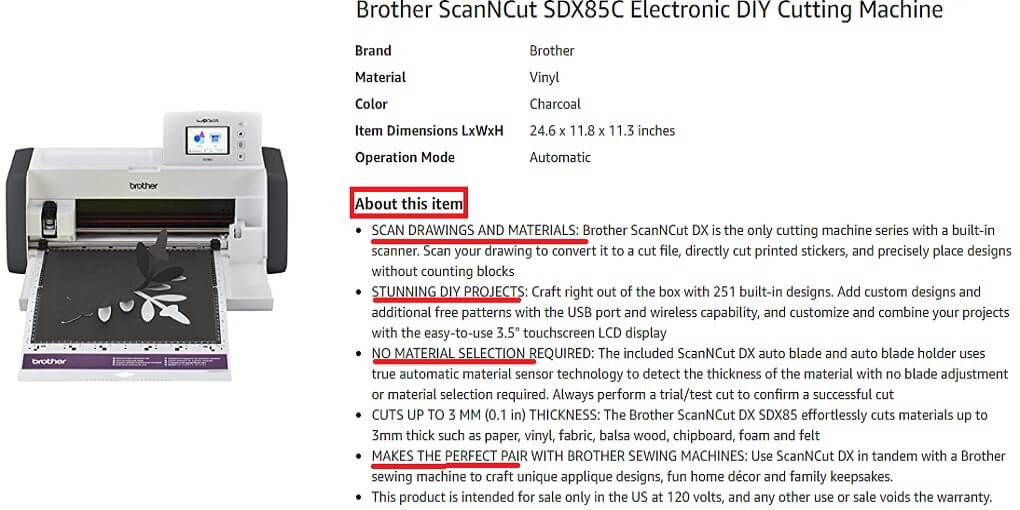 Brother ScanCut Printer for Vinyl